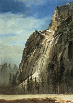 Rocas de la catedral Una vista de Yosemite Albert Bierstadt Pinturas al óleo